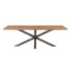 Basel 88" Smoked Acacia Wood Dining Table -Household Items Series FBR DT88SA