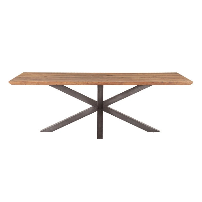 Basel 88" Smoked Acacia Wood Dining Table 3 Basel 88" Smoked Acacia Wood Dining Table