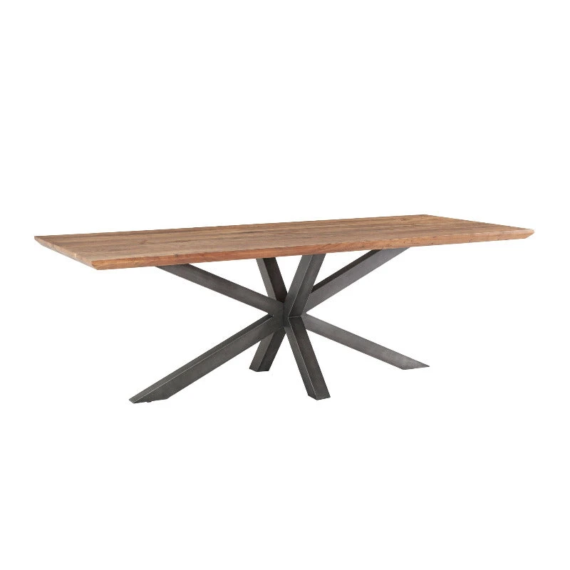 Basel 88" Smoked Acacia Wood Dining Table 4 Basel 88" Smoked Acacia Wood Dining Table - Image 2