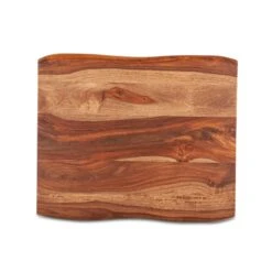 Elliston 26" Live Edge Sheesham Wood And Iron Side Table -Household Items Series FBS ST26NA dt3