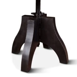 Sterling Round Adjustable Height Teak Wood Dining Table -Household Items Series FBY RD48 dt2