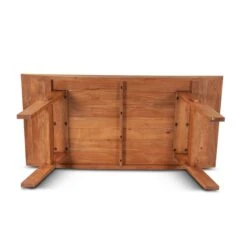 Kyoto 79" Modern Dining Table Nutmeg -Household Items Series FCE DT79RW dt3