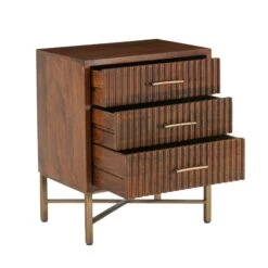 Manhattan Mid-Century Modern Night Chest -Household Items Series FCS NC24HB dt1