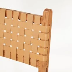 Catalina Modern Woven Leather Dining Chair, Set Of 2 -Household Items Series FCT DC18UNA dt2