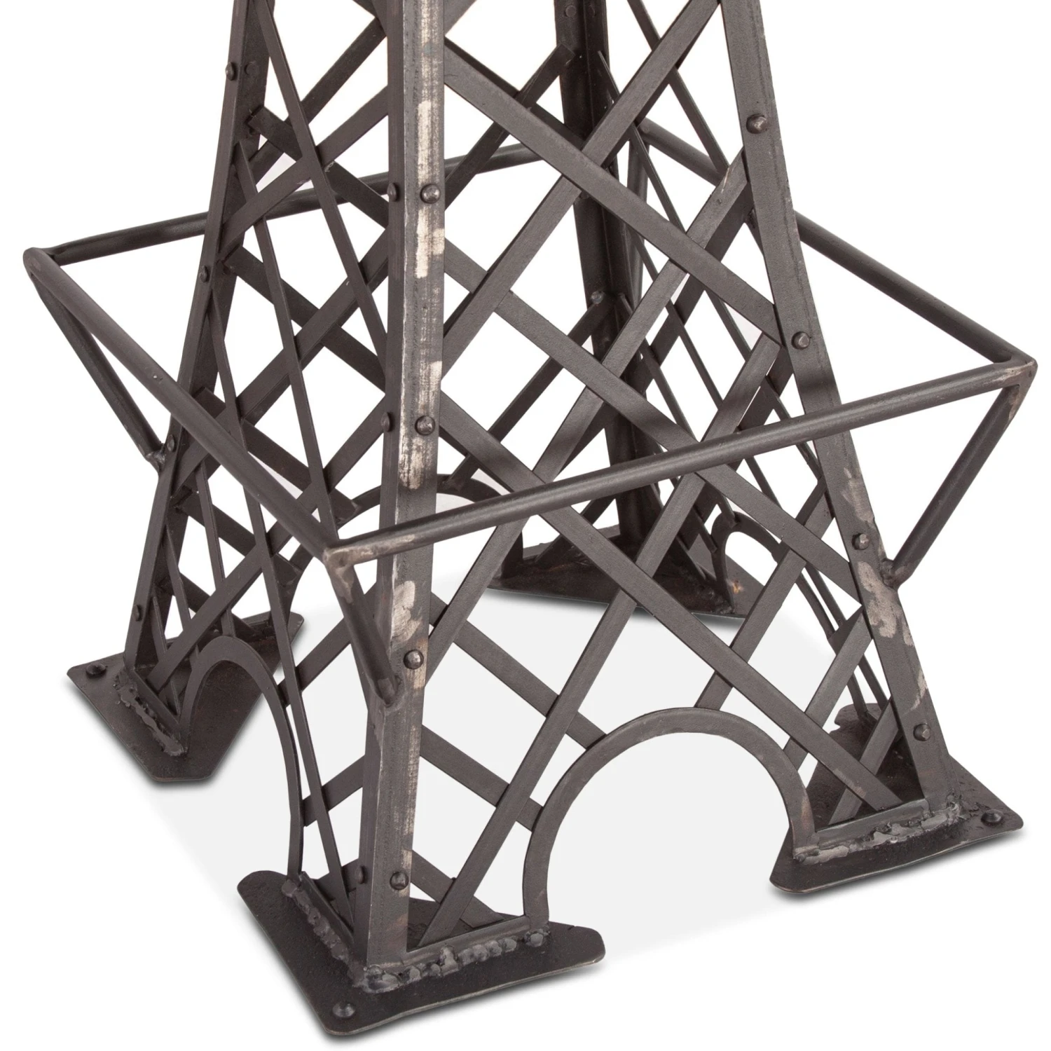 Rustic Revival Eiffel Tower Industrial Bistro Table 4 Rustic Revival Eiffel Tower Industrial Bistro Table - Image 2