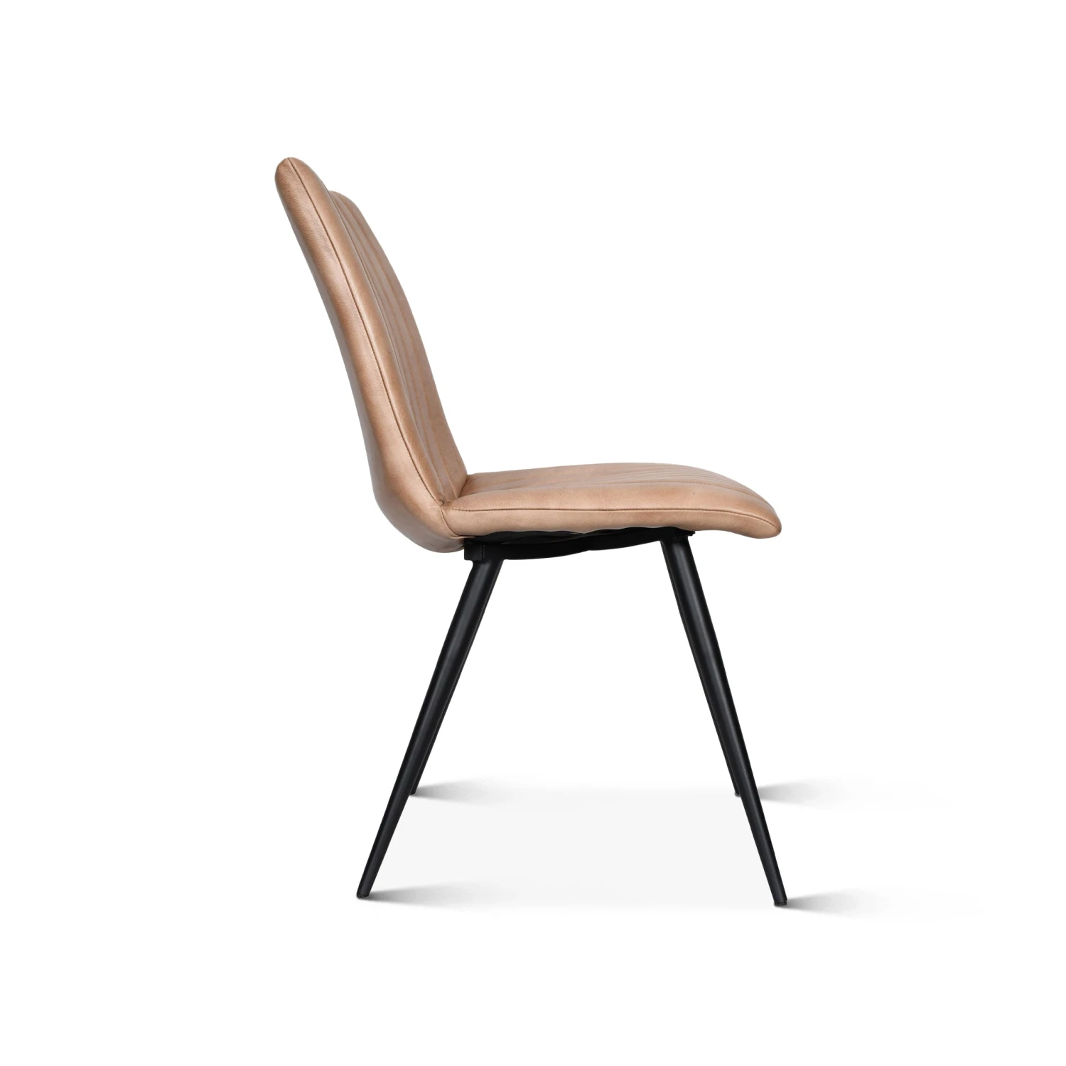 Brisben Vintage Modern Hand Washed Leather Dining Chair, Set Of 2 5 Brisben Vintage Modern Hand Washed Leather Dining Chair, Set Of 2 - Image 3