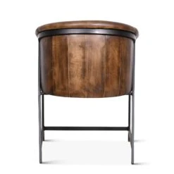 Brisben 22" Leather Arm Chair -Household Items Series FEX PLAC AW bk1