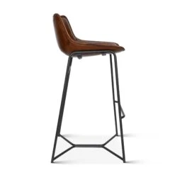 Brisben Modern Open Back Hand Washed Leather Counterstool 21 Brisben Modern Open Back Hand Washed Leather Counterstool -Household Items Series FEX STBC CN sd1 7cafe6a8 6703 4bdb b143 cb2adb8057f5
