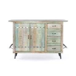 Cordoba Vintage Reclaimed Teak Bar Cabinet -Household Items Series FIZ BAR 6