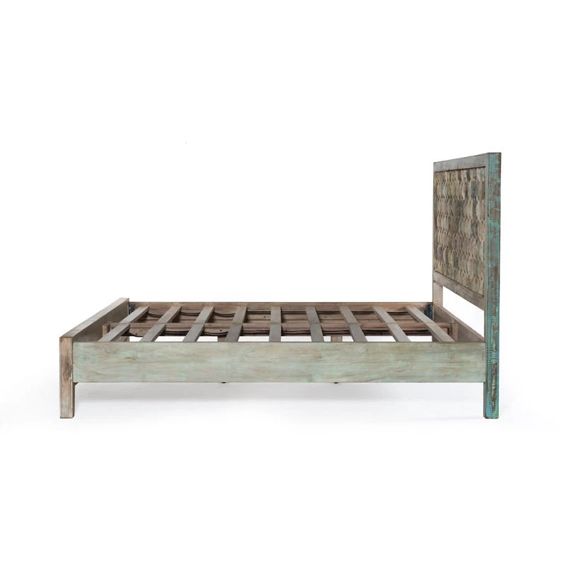 Cordoba Vintage Reclaimed Teak Bed 5 Cordoba Vintage Reclaimed Teak Bed - Image 3