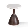 Palm Desert Modern Marble Side Table -Household Items Series FJAI MAR SMST