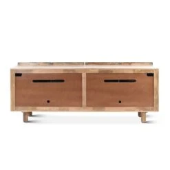Palm Desert 80" Modern Wave Sideboard -Household Items Series FJAI WAV SB80 bk1