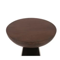 Palm Desert 18" Round Accent Table Two-Tone -Household Items Series FJI ART 2T18 dt1