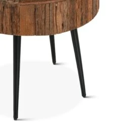 Palm Desert 22" Reclaimed Wood Side Table -Household Items Series FJI RST RW22 dt3