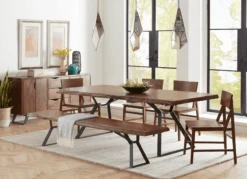 Nottingham Modern Live-Edge Dining Table -Household Items Series FLL LondonLoft DR 5 21 3 12e27bc4 d7b4 49f5 944b 2efcab899f47
