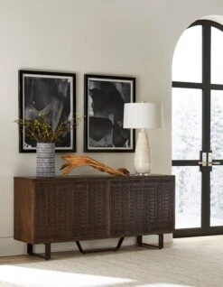 Hamilton Sideboard 70" Walnut Finish -Household Items Series FML SB70PW MtnLodge Sideboard 12 22