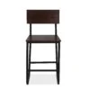 Mapai Industrial Modern Counter Chair, Set Of 2