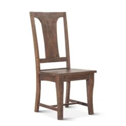 Toulon Weathered Mango Dining Chair, Set Of 2 -Household Items Series FNM DC18WM 3q1