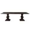 Toulon Vintage Brown Dining Table -Household Items Series FNM DT98VB