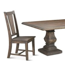 Toulon Weathered Mango Dining Table -Household Items Series FNM DT98WM dt4