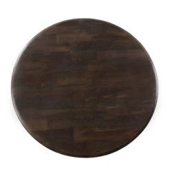 Toulon Vintage Brown Round Dining Table -Household Items Series FNM RD60VB.4