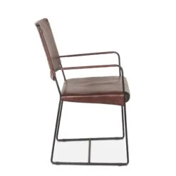 Melbourne Industrial Modern Leather Armchair -Household Items Series FNY AC18 CH GG sd1
