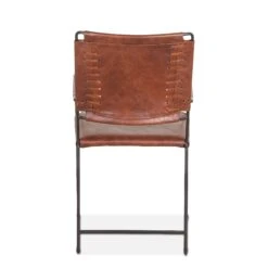 Melbourne Industrial Modern Leather Armchair -Household Items Series FNY AC18 TB GG bk1