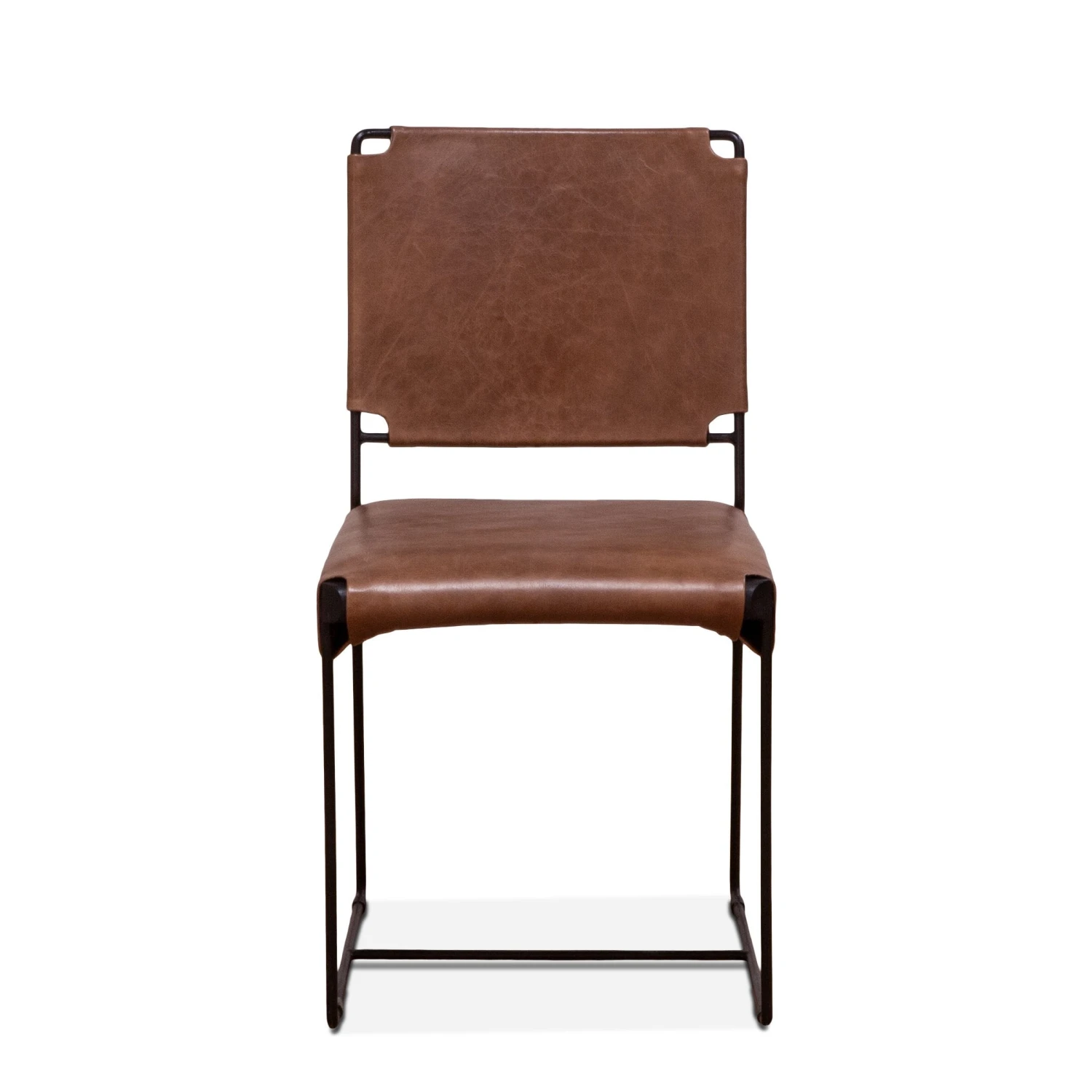 Melbourne Industrial Modern Leather Dining Chair, Set Of 2 10 Melbourne Industrial Modern Leather Dining Chair, Set Of 2 - Image 8