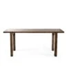 Dellio Solid Mango Wood 72" Dining Table In Acorn Brown -Household Items Series FOP DT72AB 1