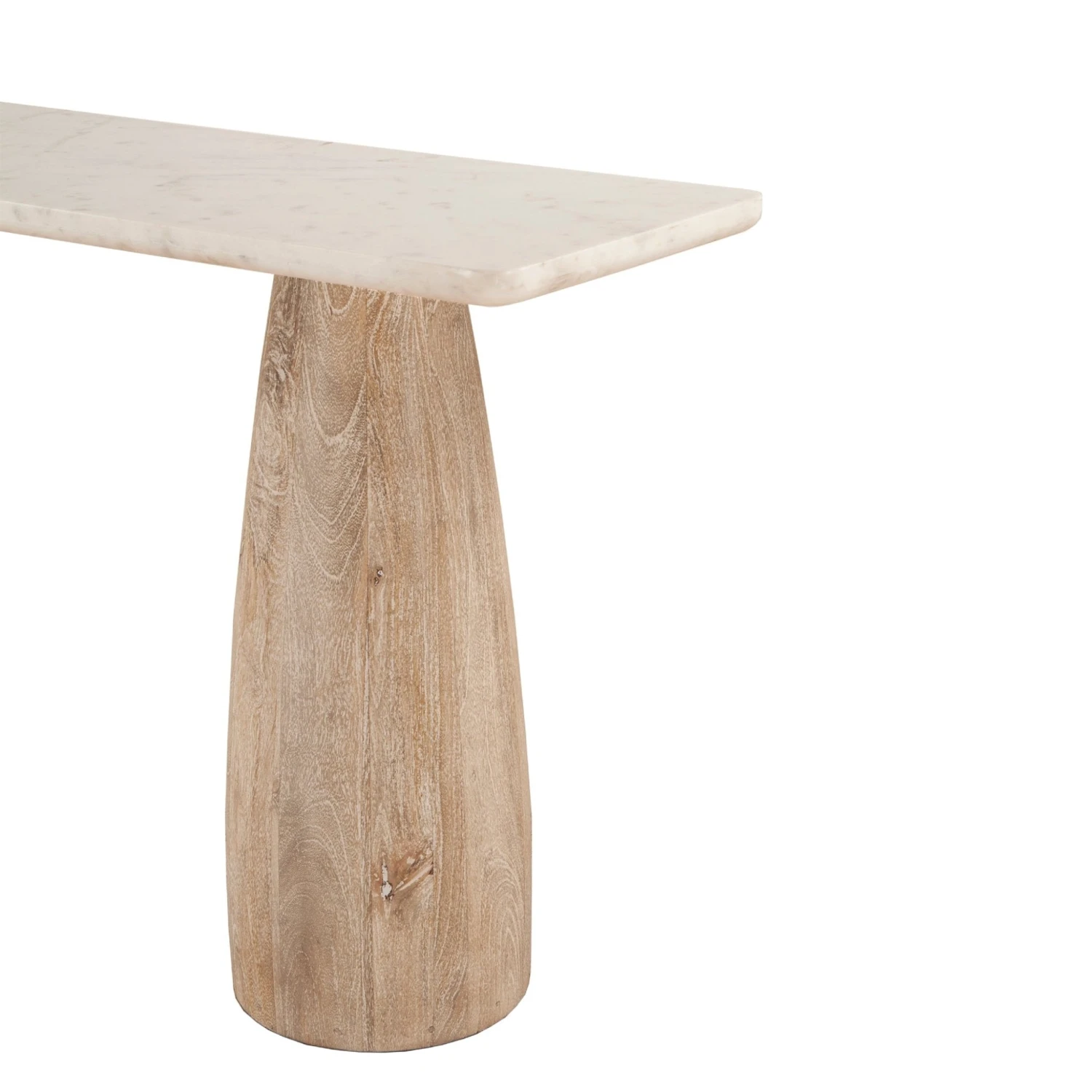 Palm Desert 60" White Marble Top Console Table 6 Palm Desert 60" White Marble Top Console Table - Image 4