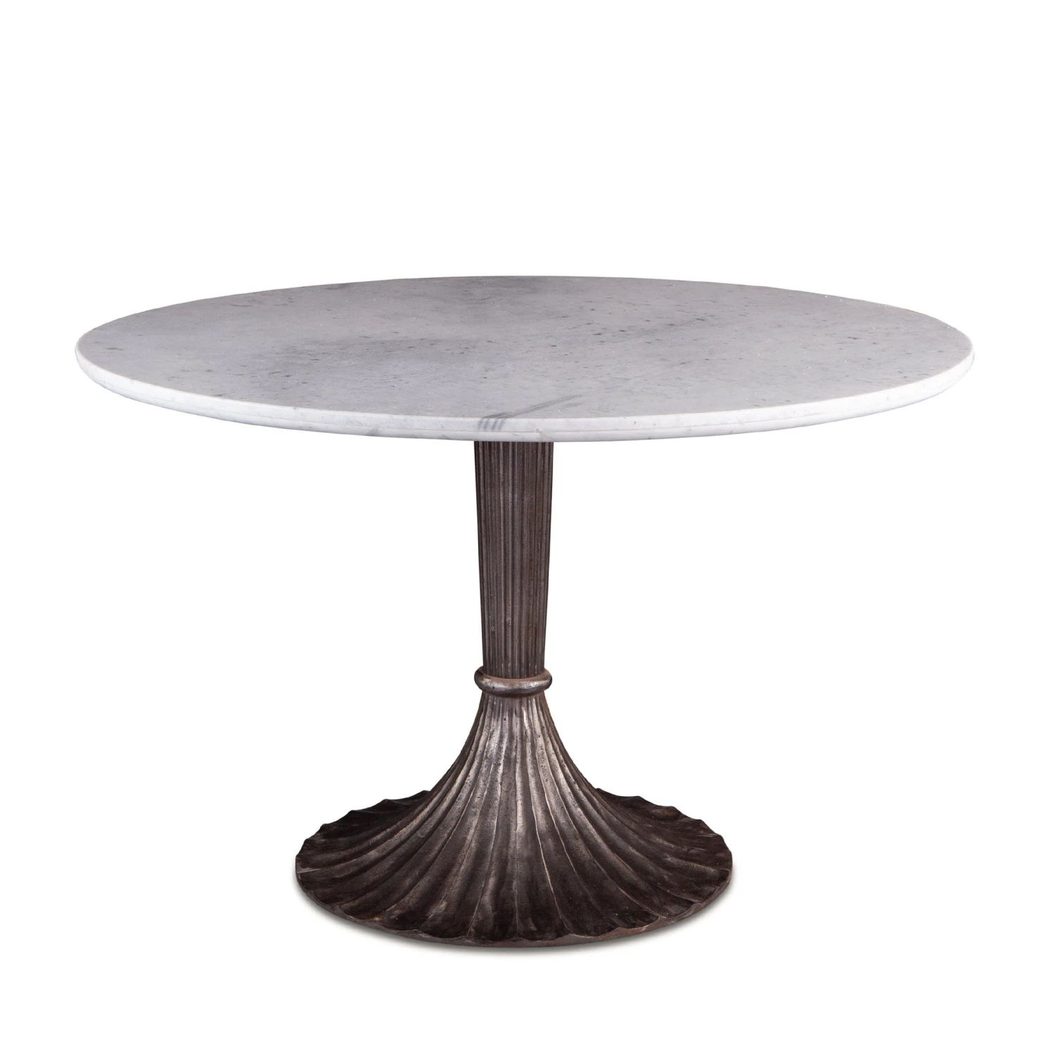 Palm Desert Natural Marble Dining Table With Deco Base 4 Palm Desert Natural Marble Dining Table With Deco Base - Image 2