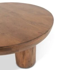 Noto 39" Round Coffee Table In Acorn Brown 7 Noto 39" Round Coffee Table In Acorn Brown -Household Items Series FPM CT40AB dt1