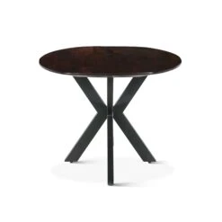 Aurora 78" Modern Dining Table In Dark Walnut -Household Items Series FRI DT78DW sd1 1