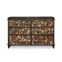 Messina Carved Teak Wood Dresser