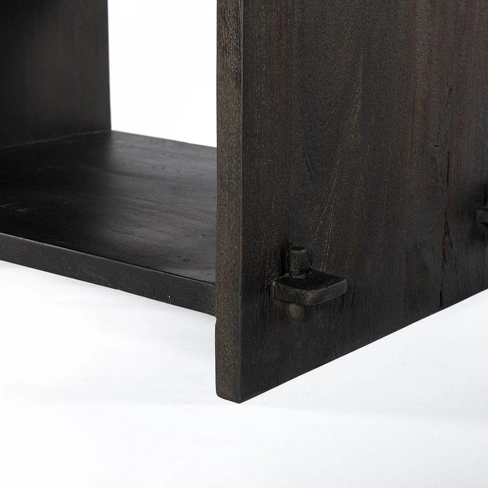 Messina Carved Teak Wood Night Chest 7 Messina Carved Teak Wood Night Chest - Image 5