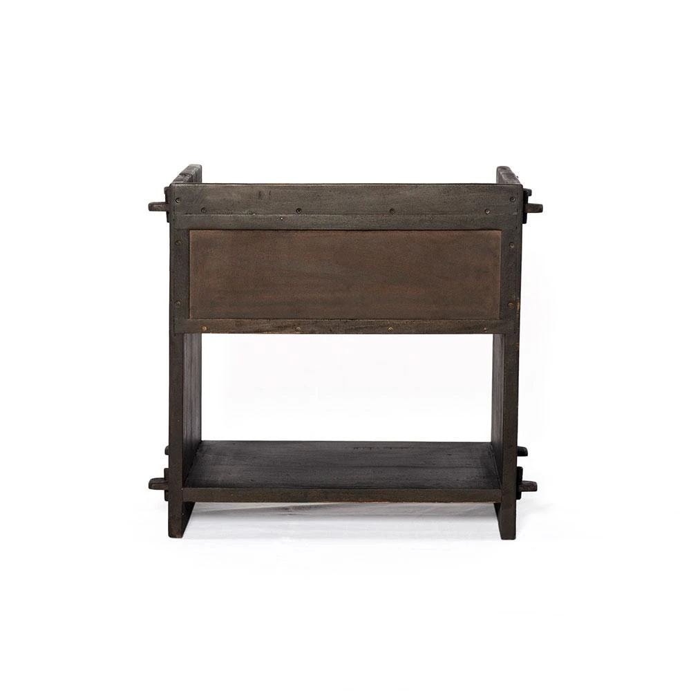 Messina Carved Teak Wood Night Chest 6 Messina Carved Teak Wood Night Chest - Image 4