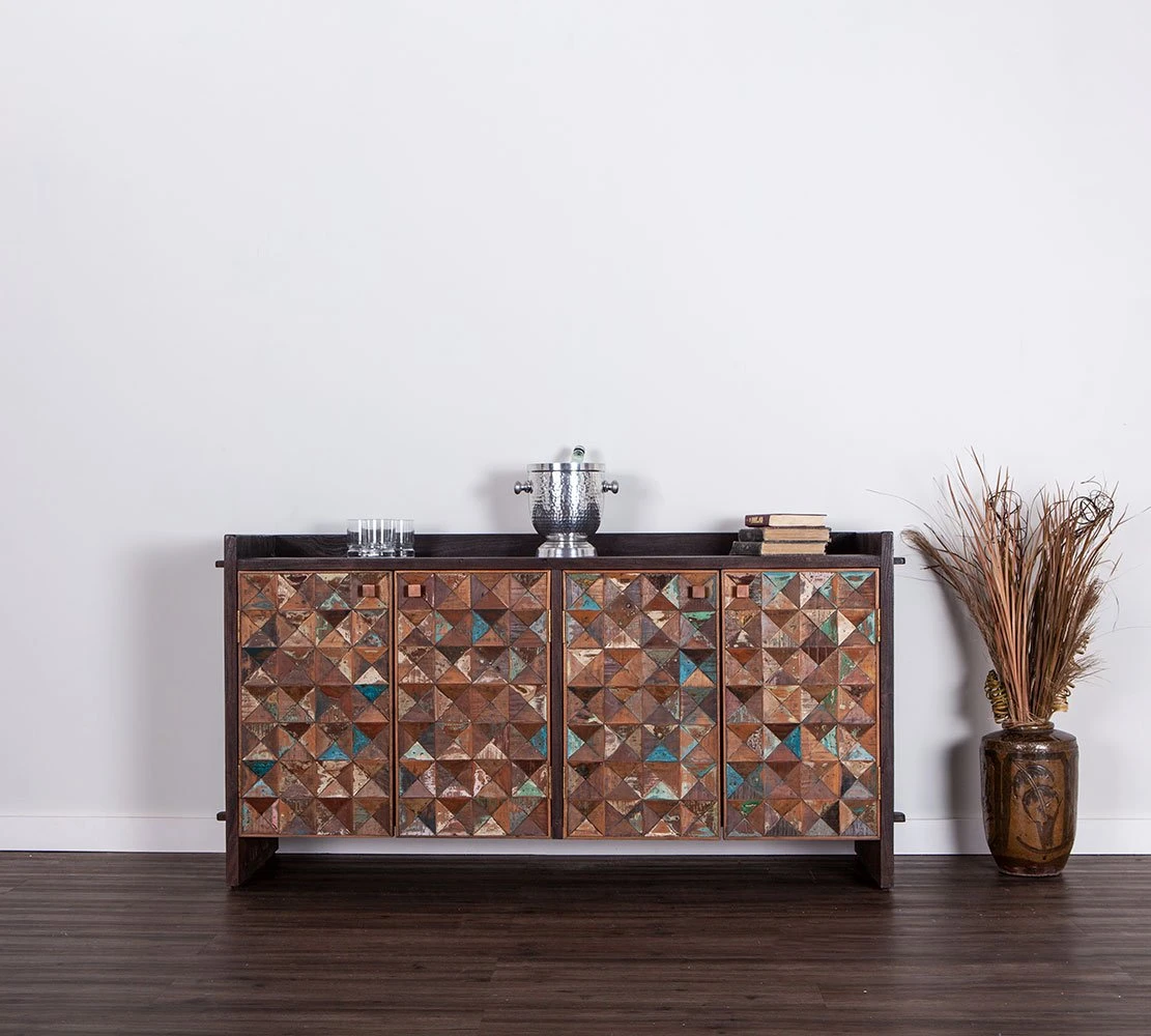 Messina Carved Teak Wood Sideboard 10 Messina Carved Teak Wood Sideboard - Image 8