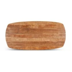 Santa Margherita 82" Mango Wood And Iron Dining Table -Household Items Series FRP DT82NA dt3