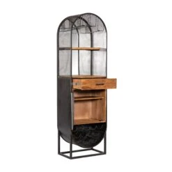 Mescalero 23" Iron And Mango Wood Bar Cabinet 15 Mescalero 23" Iron And Mango Wood Bar Cabinet -Household Items Series FRW BC23IR dt1