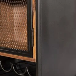 Mescalero 23" Iron And Mango Wood Bar Cabinet 21 Mescalero 23" Iron And Mango Wood Bar Cabinet -Household Items Series FRW BC23IR dt4