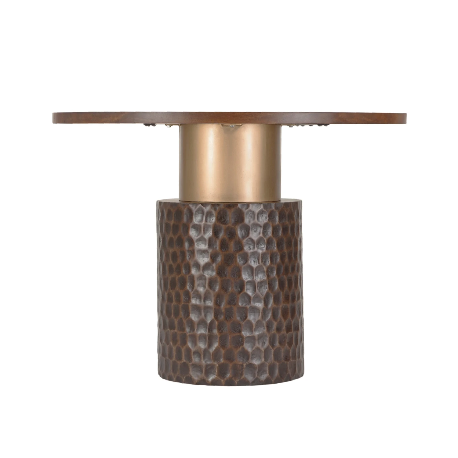 Vallarta Carved Wood Round Gathering Table 4 Vallarta Carved Wood Round Gathering Table - Image 2