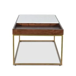 Aurora Modern Coffee Table In Walnut Brown -Household Items Series FSE CT45WN sd1 1