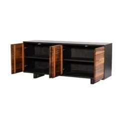 Tularosa Organic Modern Mango Wood Sideboard -Household Items Series FSF SB65NA dt2