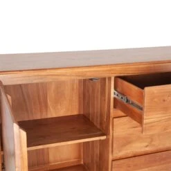 Stavenger 68" Sideboard In Cinnamon Brown -Household Items Series FSV SB68CN dt4