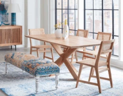 Stockholm Natural Acacia Wood Dining Table -Household Items Series FTI stockholm 21 04831c1c b4f4 45b8 8391 1657166eb6eb