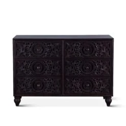 Haveli Traditional Handcarved Dresser -Household Items Series FTJ DR48VB