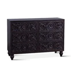 Haveli Traditional Handcarved Dresser -Household Items Series FTJ DR48VB 2 3q1