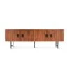 Halden 67" Acacia Wood Sideboard In Pecan Brown -Household Items Series FVE PC67PB