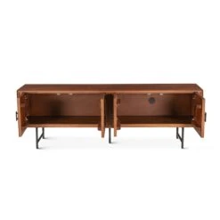 Halden 67" Acacia Wood Sideboard In Pecan Brown -Household Items Series FVE PC67PB dt1