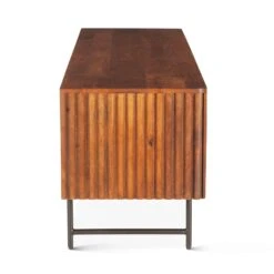 Halden 67" Acacia Wood Sideboard In Pecan Brown -Household Items Series FVE PC67PB sd1